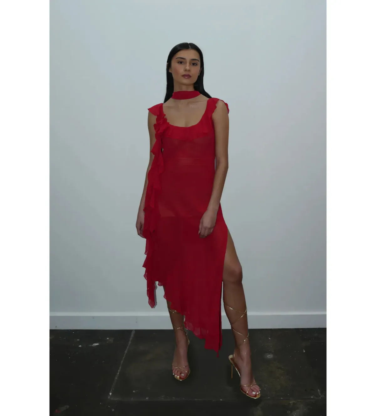 Dzo Luna Dress in Red Size S / AU 8 - Image 1