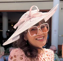 Morgan and Taylor Fascinator Pink   for rent on The Volte - image 1