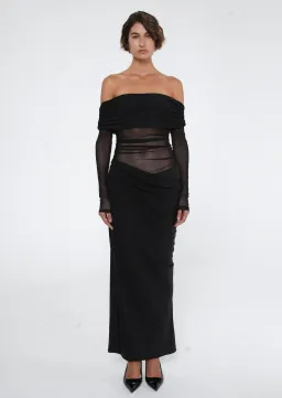 BENNI Yasmin Maxi Dress Black Size AU 6 for rent on The Volte - image 1