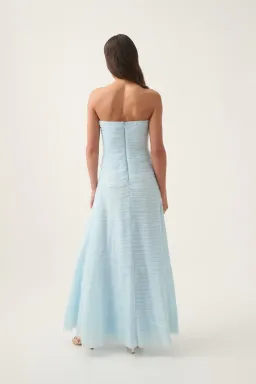Aje Soundscape Maxi Dress Sea Breeze Size Au 6 for rent on The Volte - image 5