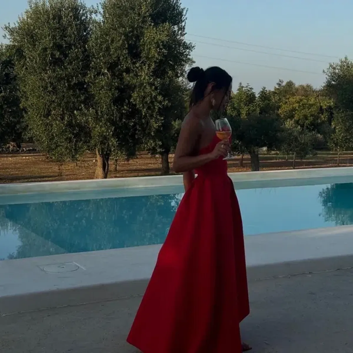 Elliatt Laurel Dress Red Size 10 - Image 3