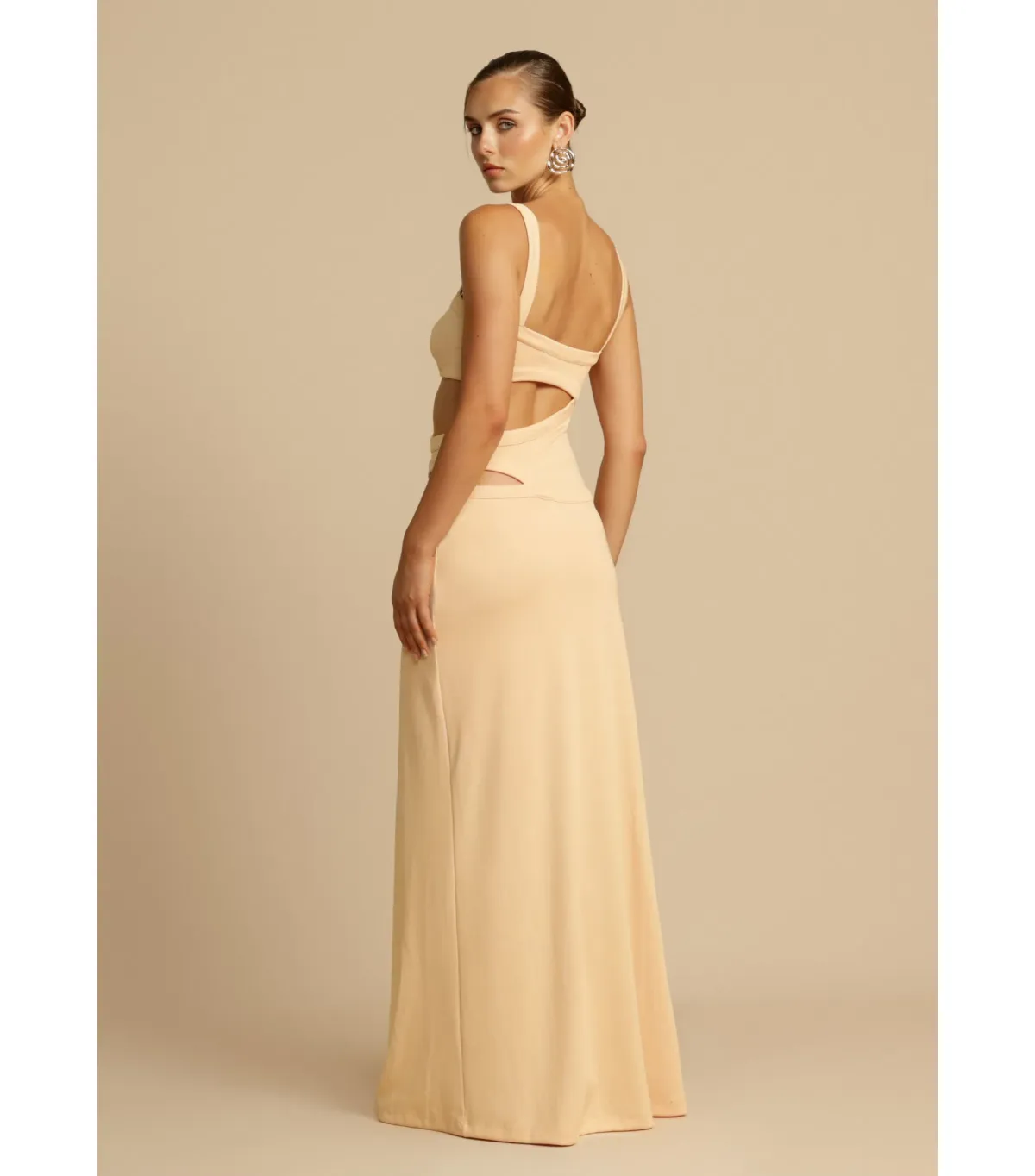 Arcina Ori Jetta Maxi Dress Butter Size 6 - Image 3