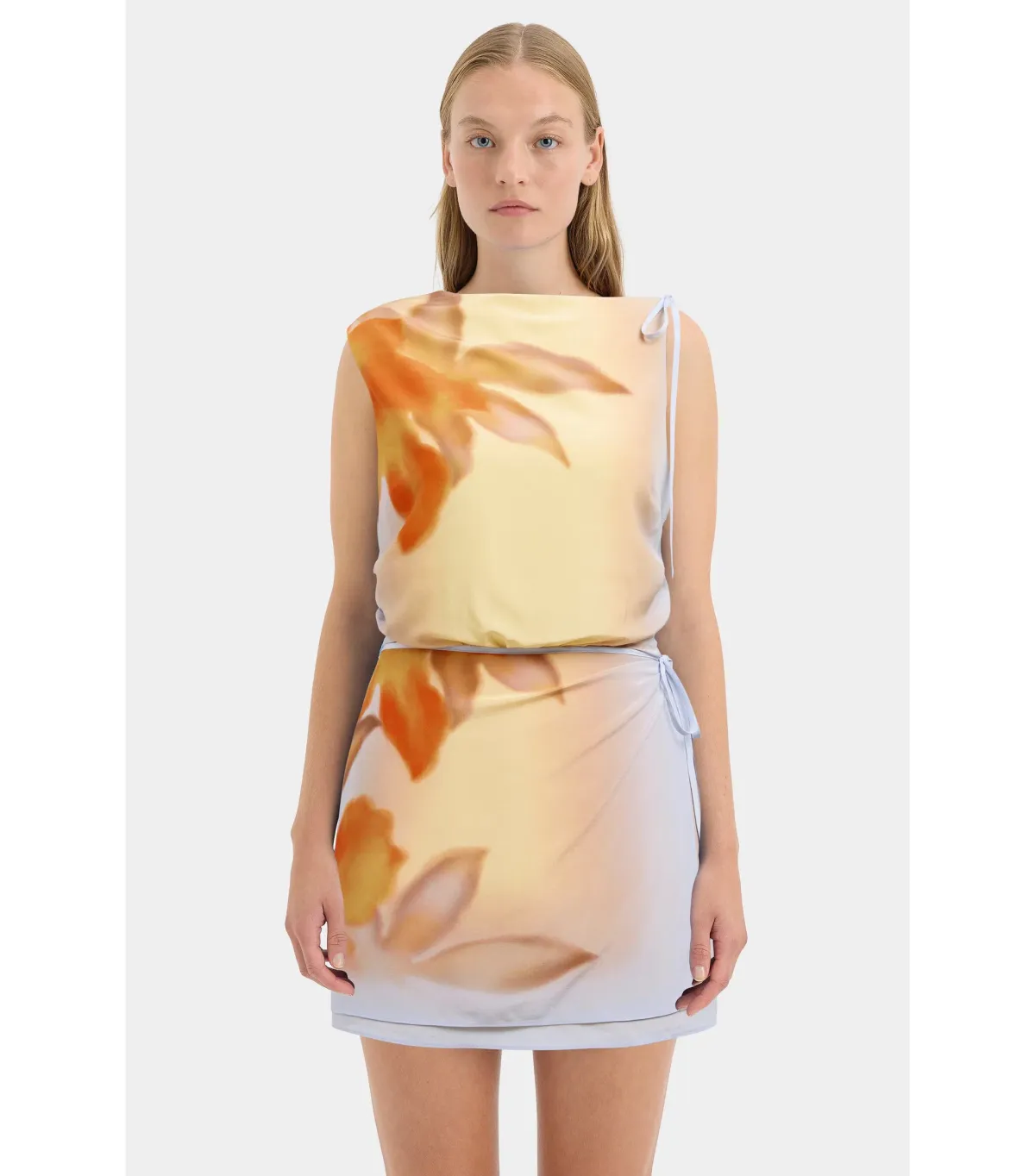 Sir The Label Serene Mini Dress Sequoia Floral Size 10 - Image 2