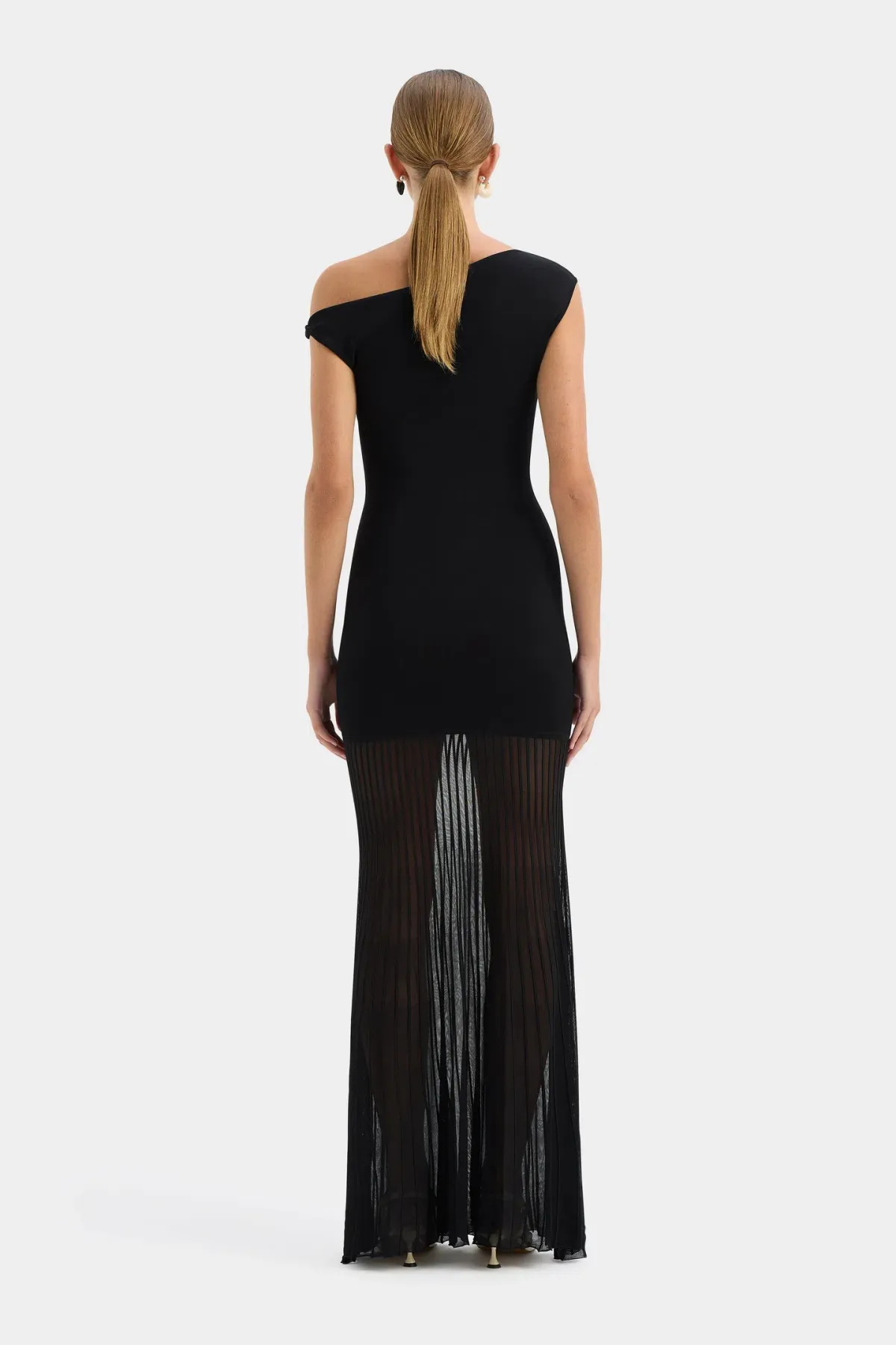 Sir the Label Indigo Twist Dress Black Size 10 - Image 3