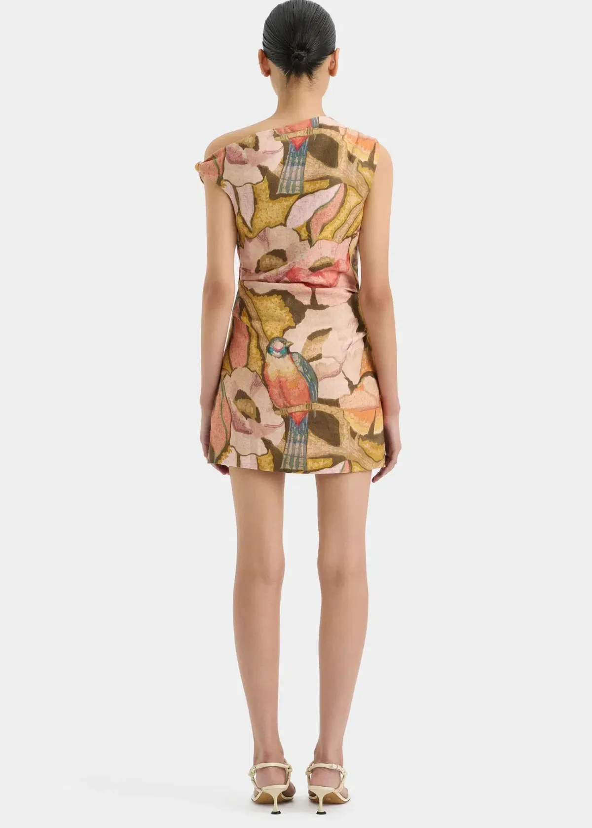 Sir the Label Talulah Knot Mini Dress Sanderling Floral Size 10 - Image 5
