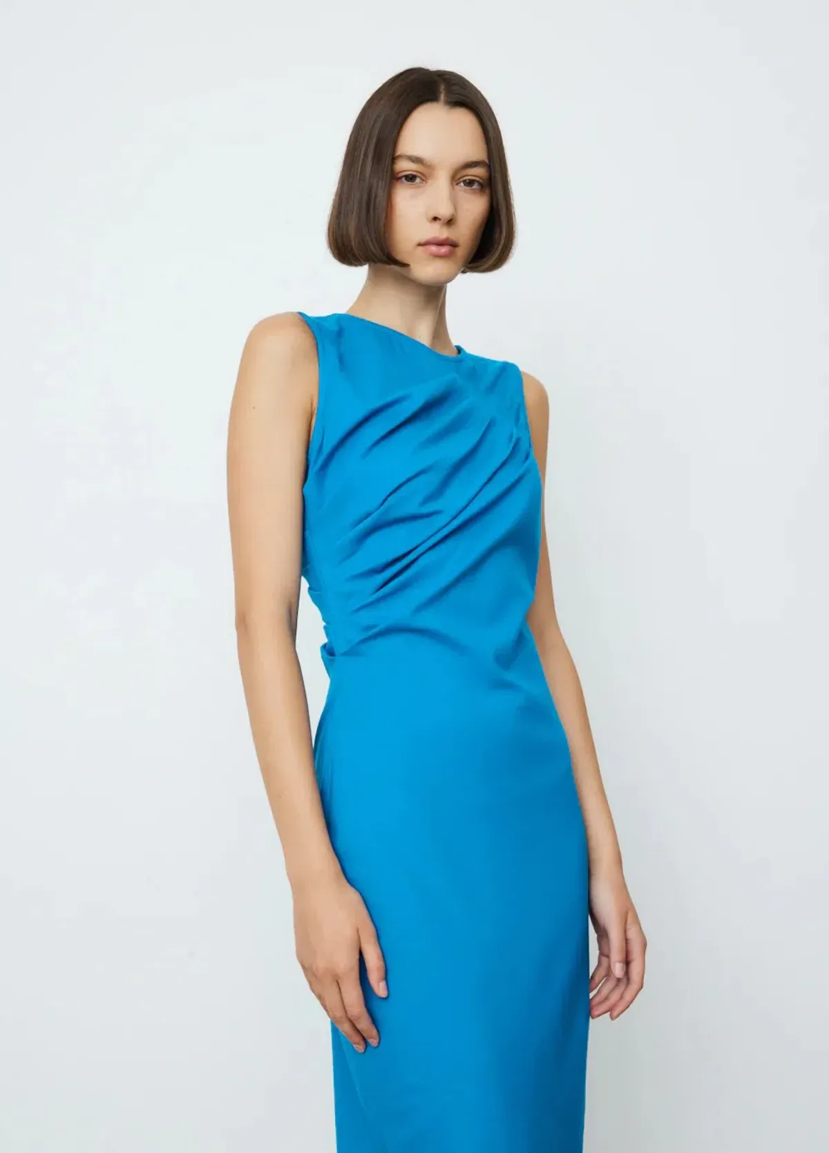 Wynn Hamlyn Chandler Dress Blue Size 6  - Image 1