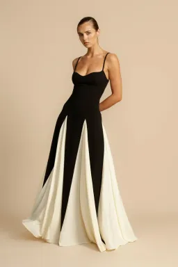 Arcina Ori Paloma Dress Black/White Size AU 8  for rent on The Volte - image 2