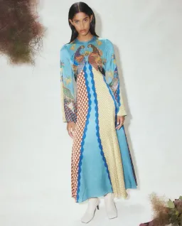 ALEMAIS Gilly Flare Sleeve Dress Multi Size AU 10 for rent on The Volte - image 11