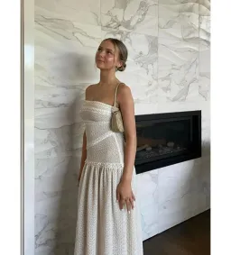 Fait Par Poutch Colette Dress White Size S / AU 8 for rent on The Volte - image 13