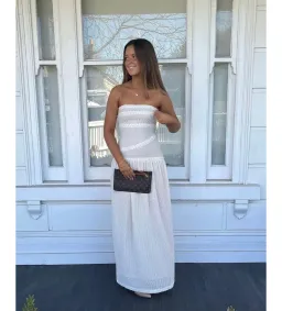 Fait Par Poutch Colette Dress White Size S / AU 8 for rent on The Volte - image 7