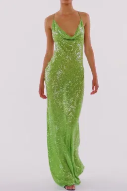 Rat & Boa Gaia Dress Green Size XXS / AU 4 for rent on The Volte - image 2