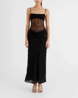 Benni Gabriel Maxi Dress Black Size 6 for rent on The Volte - image 4