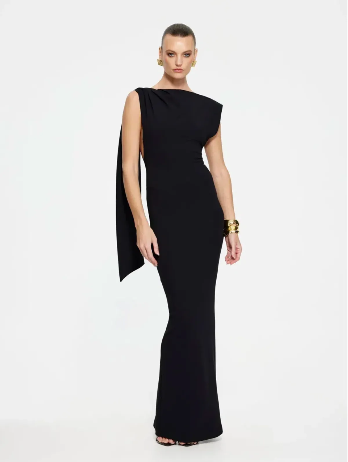 Effie Kats Audrey Gown Black Size XS / AU 6 - Image 1