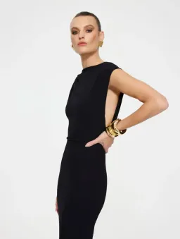 Effie Kats Audrey Gown Black Size XS / AU 6 for rent on The Volte - image 4