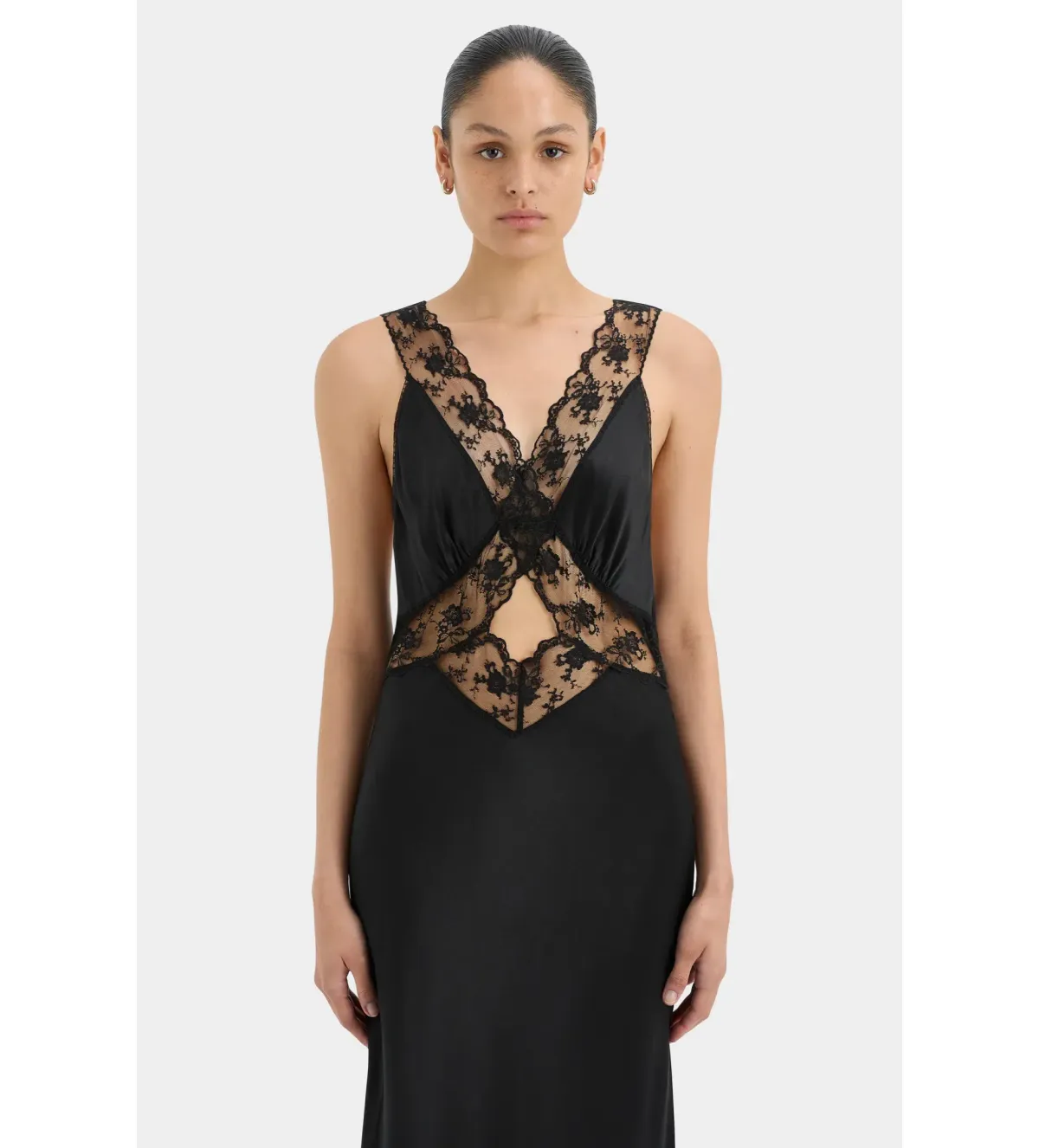 Sir The Label Aries Cut Out Gown in Black Size 1 / AU 8 - Image 2