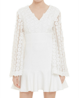Keepsake Cross Your Mind Long Sleeve Mini Dress Size Medium for rent on The Volte - image 2