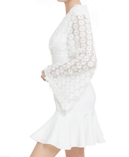 Keepsake Cross Your Mind Long Sleeve Mini Dress Size Medium for rent on The Volte - image 3