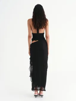 Benni Penelope Maxi Dress Black Size 10 for rent on The Volte - image 3