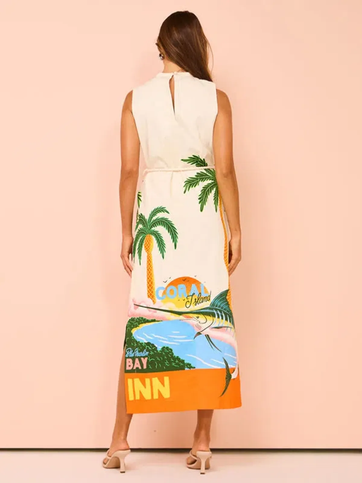 Alemais Samaki Midi Dress Multi Size 14 - Image 3