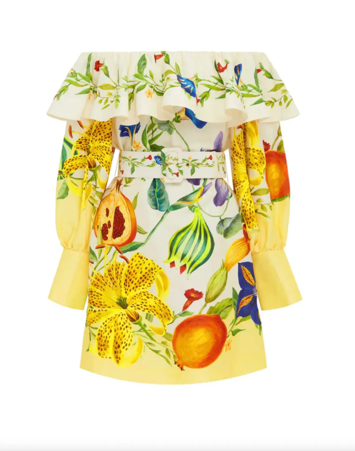 Alémais Flores Mini Dress Multi Size 12 - Image 5