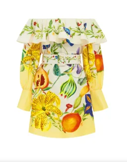 Alémais Flores Mini Dress Multi Size 12  for rent on The Volte - image 5