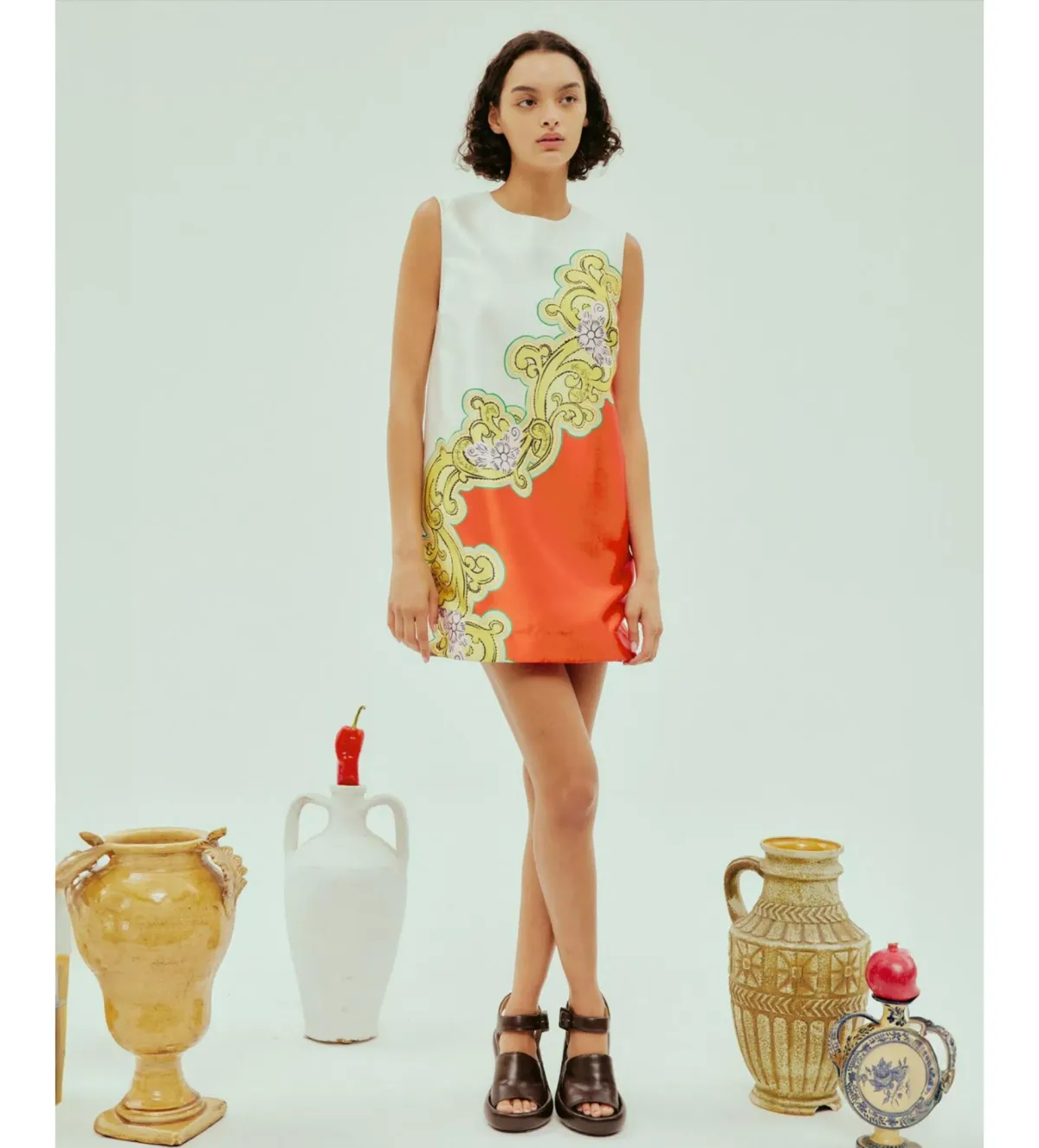Alemais Sierra Mini Dress Print Size AU 10 - Image 2
