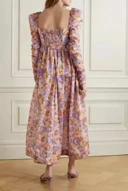 Zimmermann Violet Twist Front Midi Size 2 for rent on The Volte - image 2