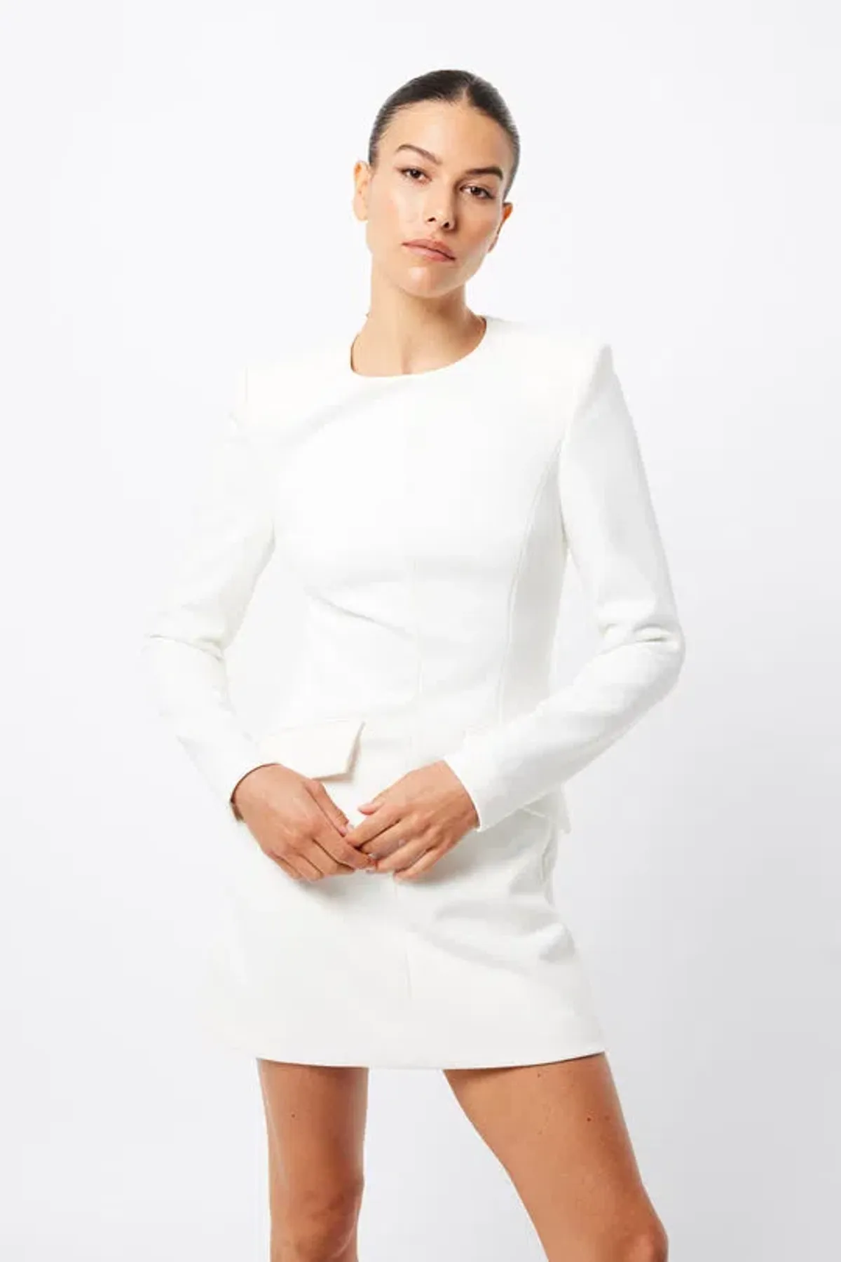 Mossman Paralle Dress White Size 8 - Image 2
