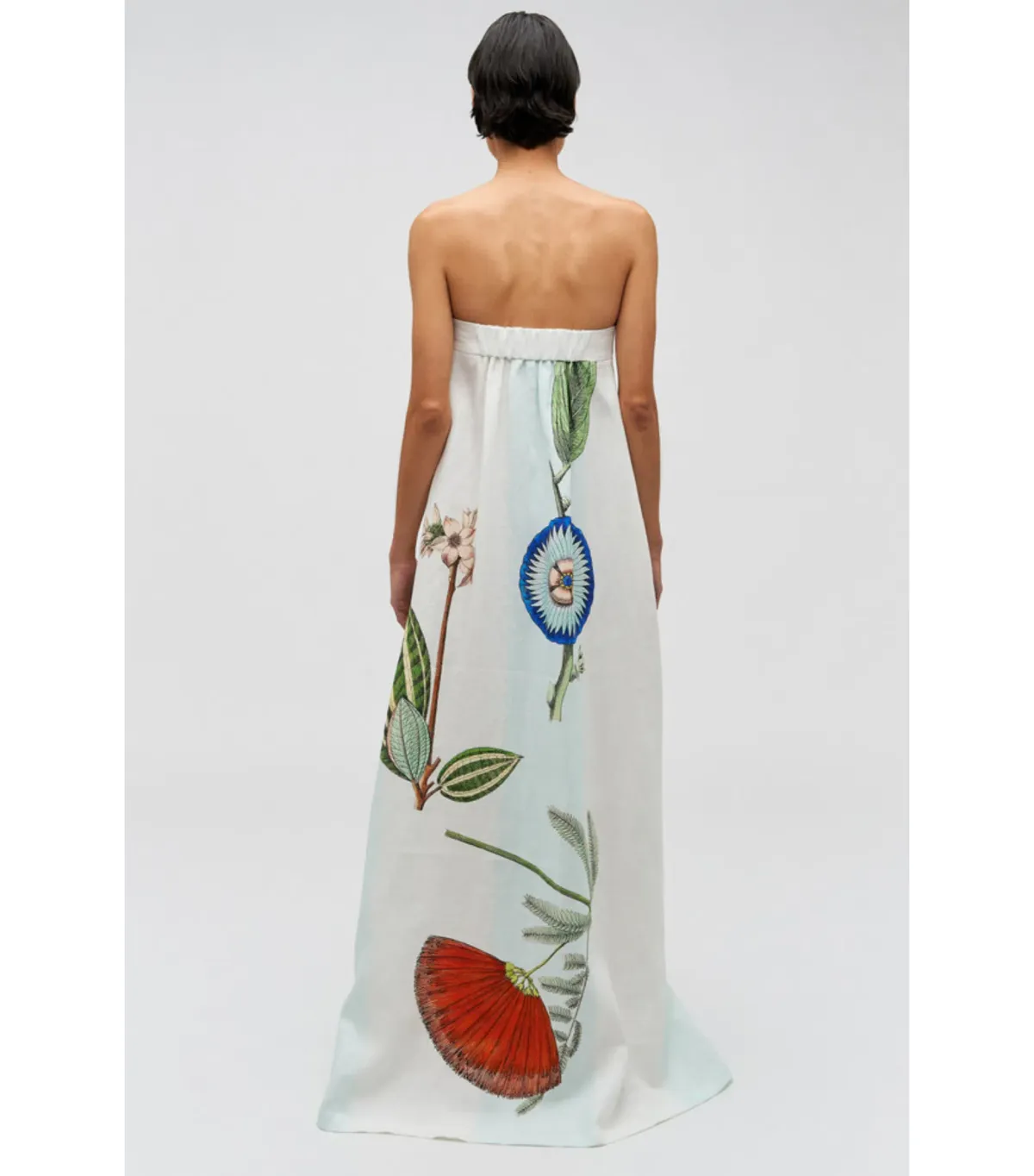 Oroton Grand Floral Gown Multi Size 12 - Image 2