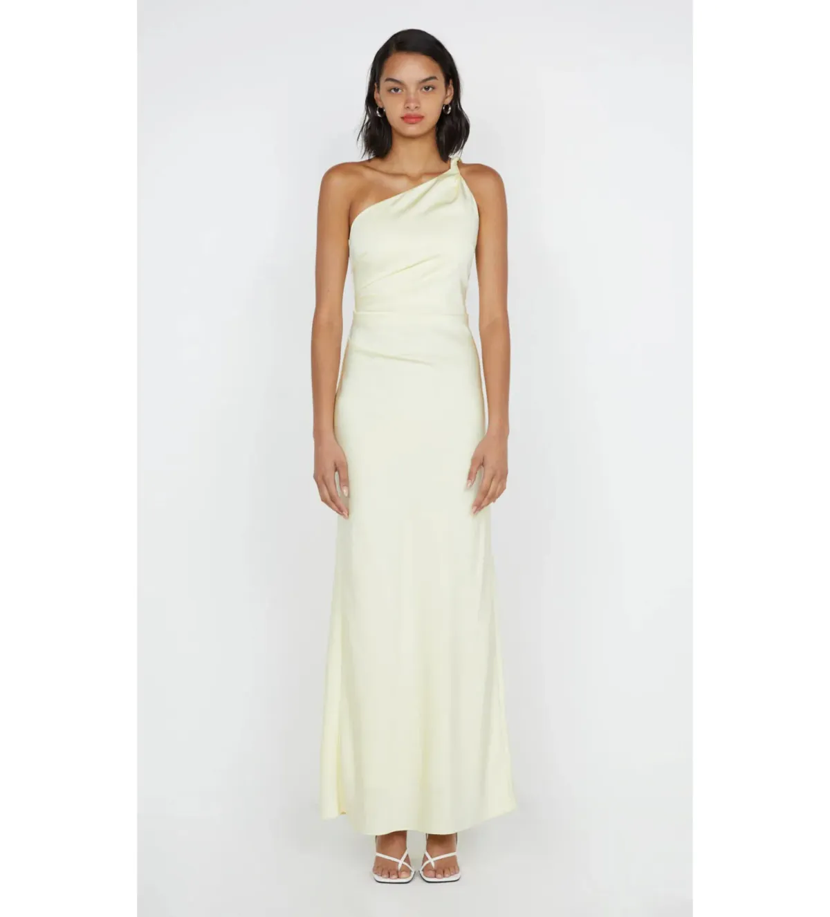 Bec & Bridge Lunetta Asym Dress Ice Yellow Size AU 12 - Image 1