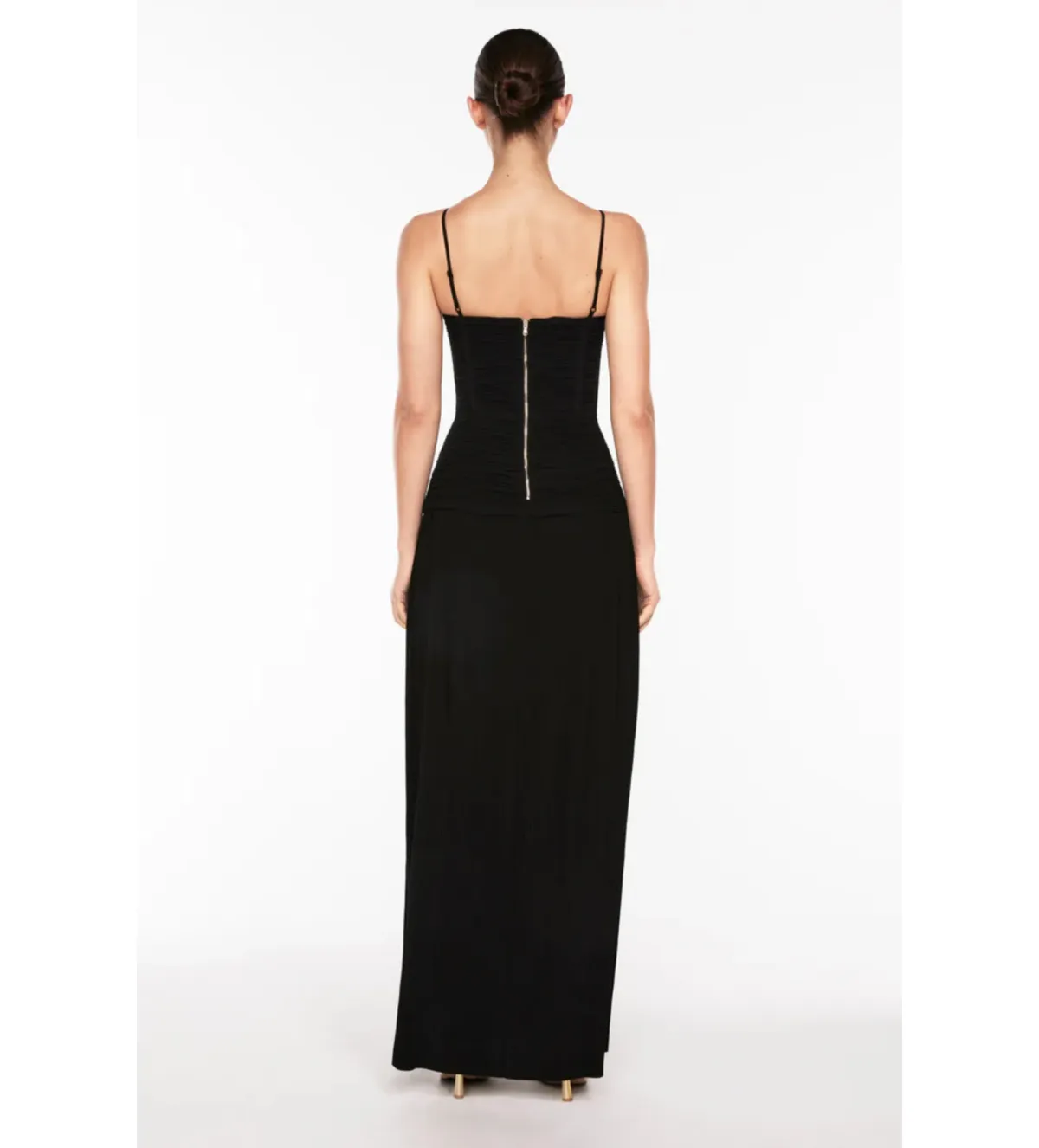 Manning Cartell Double Time Pleat Dress Black Size AU 10 - Image 3