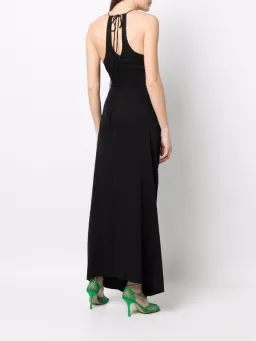 Christopher Esber Lattice Waist  Tie Dress Black Size 6 for rent on The Volte - image 3