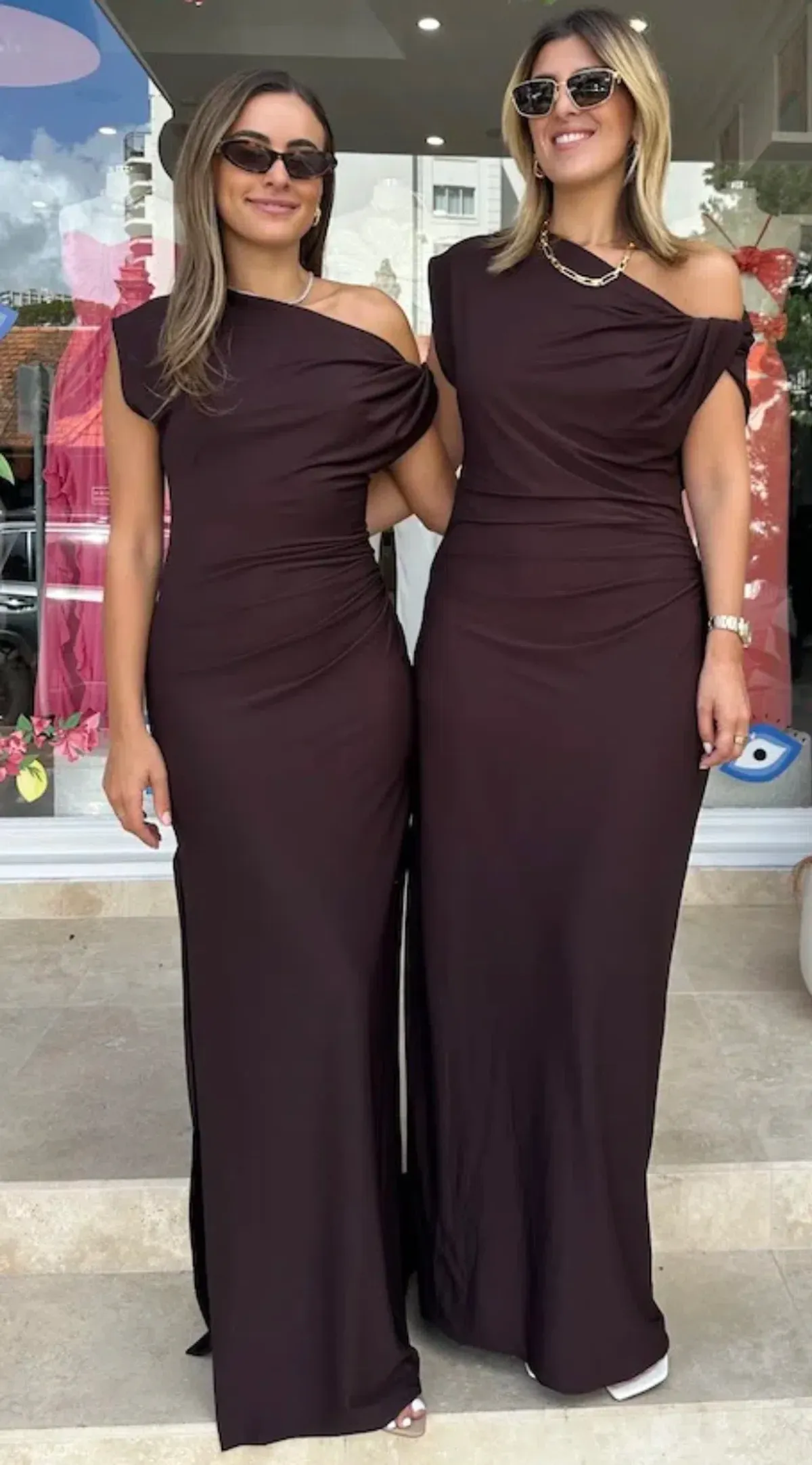 Camilla & Marc Annalise Dress Chocolate Brown Size 14 - Image 2