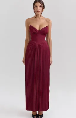 House Of CB Marcella Dress Berry Size S/AU 8 for rent on The Volte - image 4