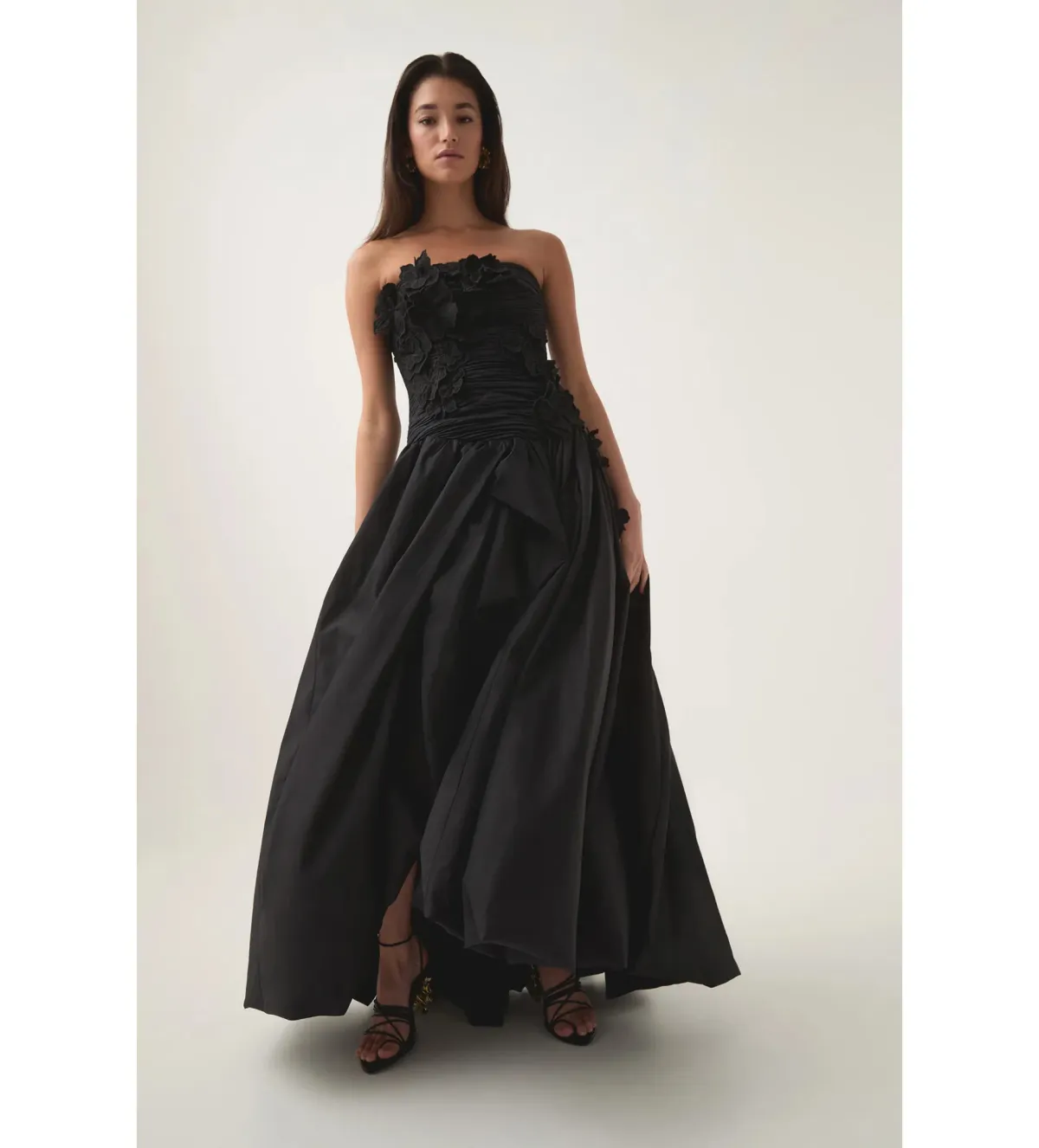 Aje Splendour Flower Gown Black Size AU 6 - Image 11
