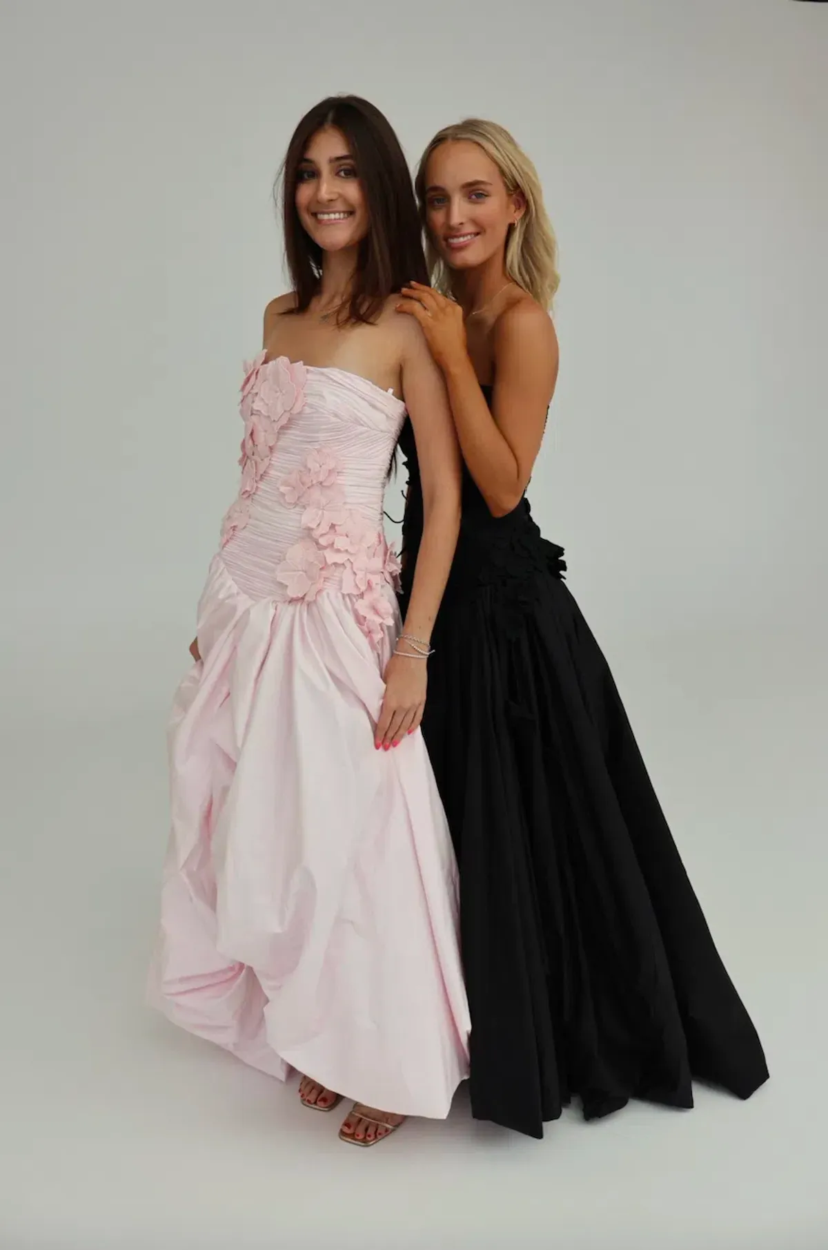Aje Splendour Flower Gown Black Size AU 6 - Image 3