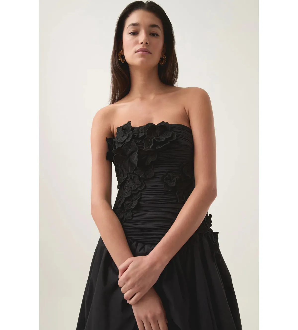 Aje Splendour Flower Gown Black Size AU 6 - Image 8