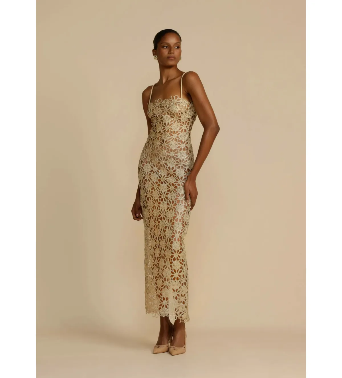 Arcina Ori Kendra Dress Gold Size XS / AU 6 - Image 1