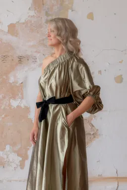 ARTCLUB Aster Dress Sage Size 10  for rent on The Volte - image 2