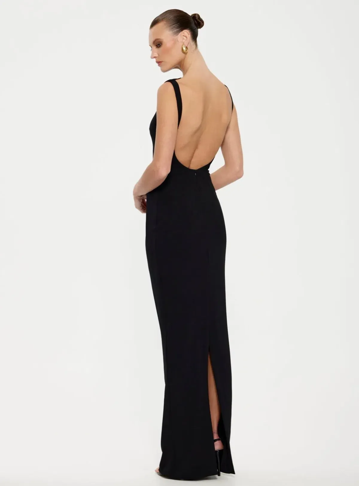 Effie Kats Verona Gown in Black Size 6 - Image 2