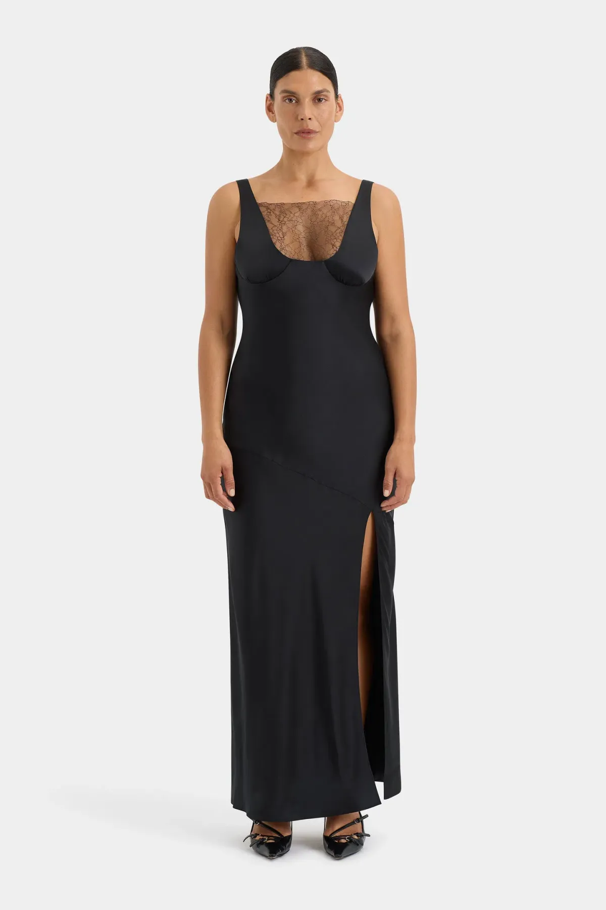 Sir the Label Dunya Lace Gown Black Size 2 / AU 10 - Image 4