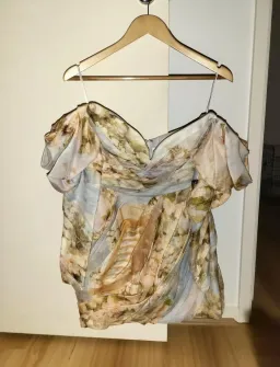 Zimmermann Luminosity Drape Mini Dress/ Emily in Paris Dress 00 for rent on The Volte - image 2