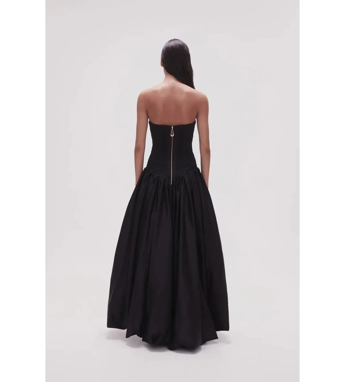 Aje Violette Bubble Hem Maxi Dress Black Size AU 14 - Image 3