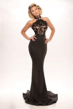 Portia & Scarlett Connie Gown Black Size 14 for rent on The Volte - image 1