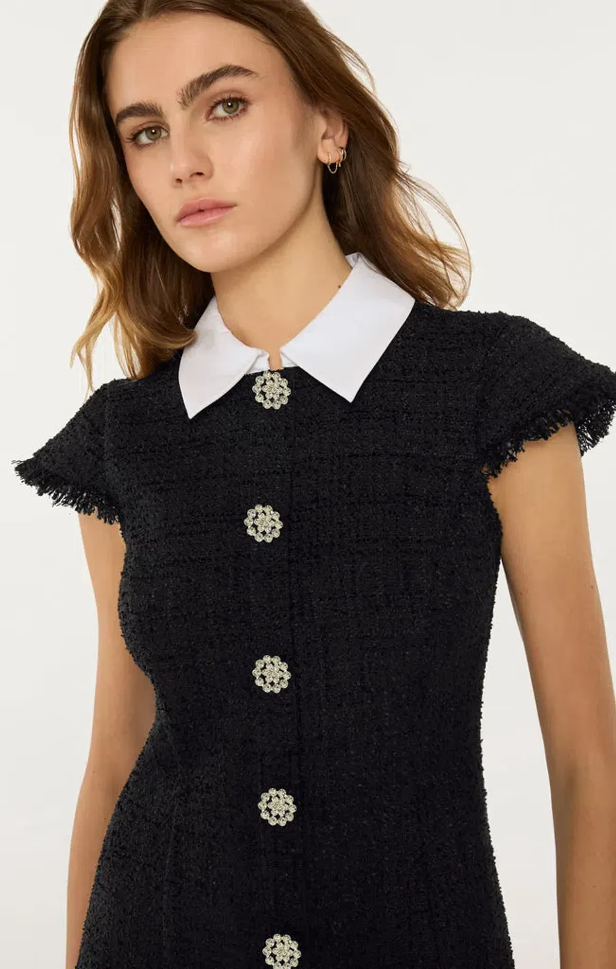 Likely Riello Mini Dress Black Size 8 - Image 4