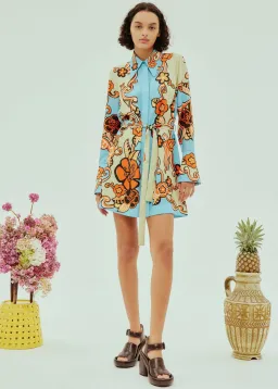 Alémais Ondine Mini Dress Print Size 14 for rent on The Volte - image 1