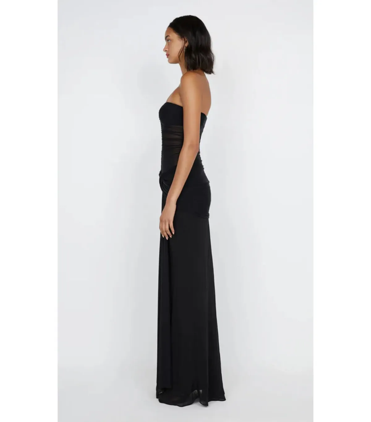 Bec & Bridge Noemi Black Strapless Dress Black Size AU 8 - Image 3