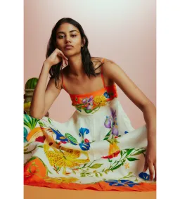 Alemais Flores Sundress Multi Size AU 8 for rent on The Volte - image 2
