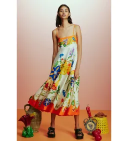Alemais Flores Sundress Multi Size AU 8 for rent on The Volte - image 1