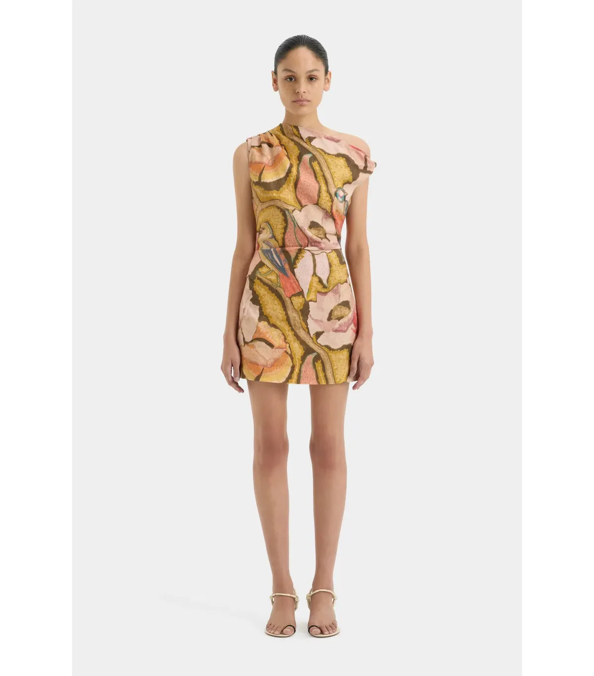 Sir the Label Talulah Knot Mini Dress Sanderling Floral Size 2 / AU 10  - Image 1